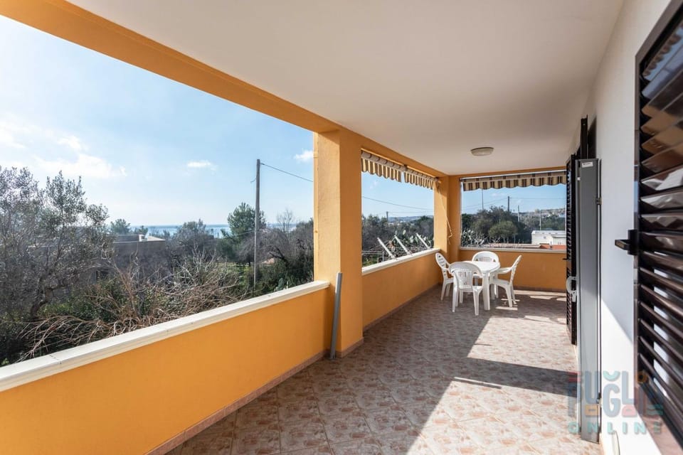 Patio, Day, Natural landscape, View (from property/room), Balcony/Terrace, Living room, Seating area, Sea view