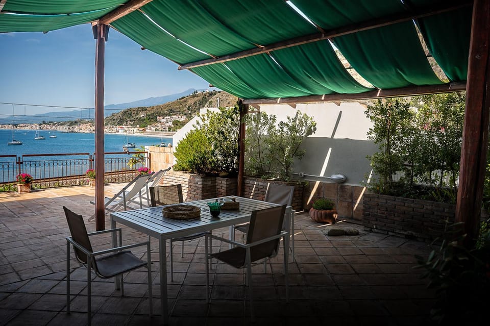 Natural landscape, View (from property/room), Balcony/Terrace, Sea view