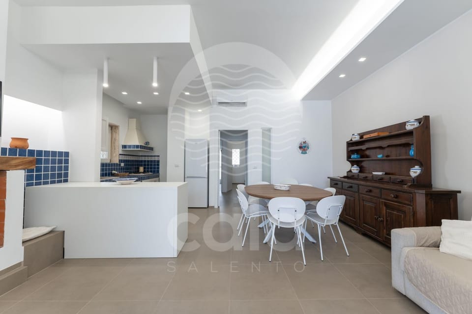 Kitchen or kitchenette, Living room, Dining area, stove