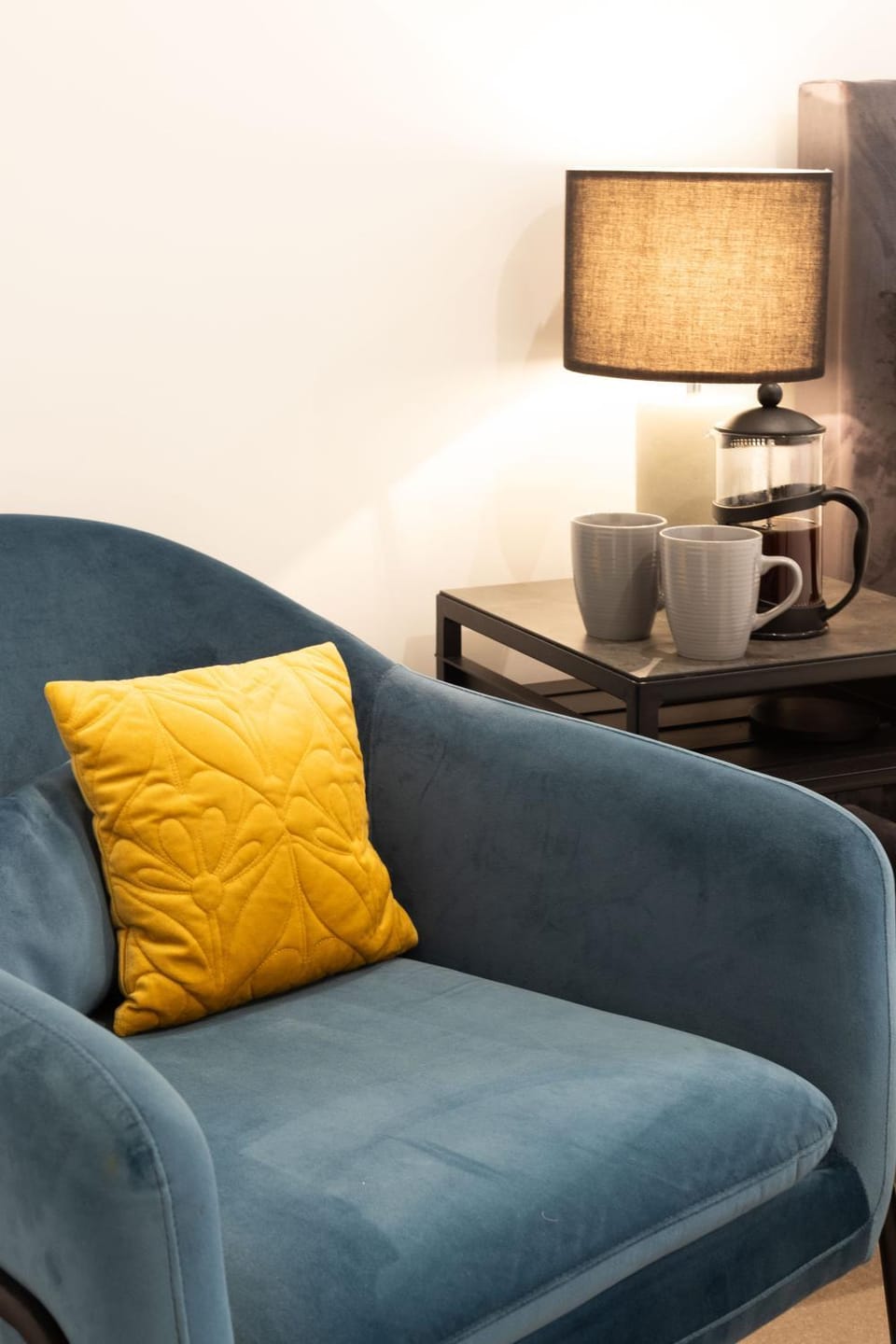 Seating area, Bedroom