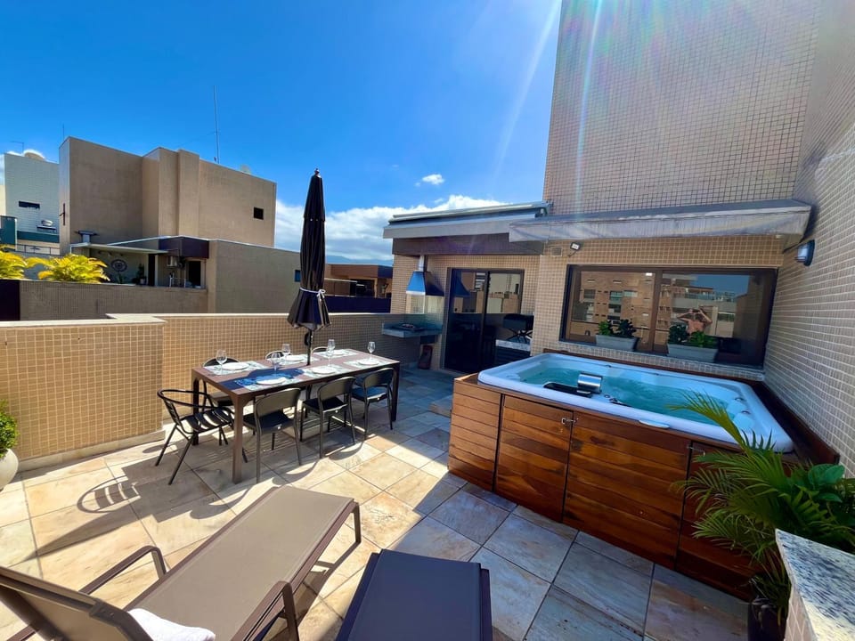 Linda COBERTURA com Jacuzzi e vista para o Mar Apartment in Bertioga