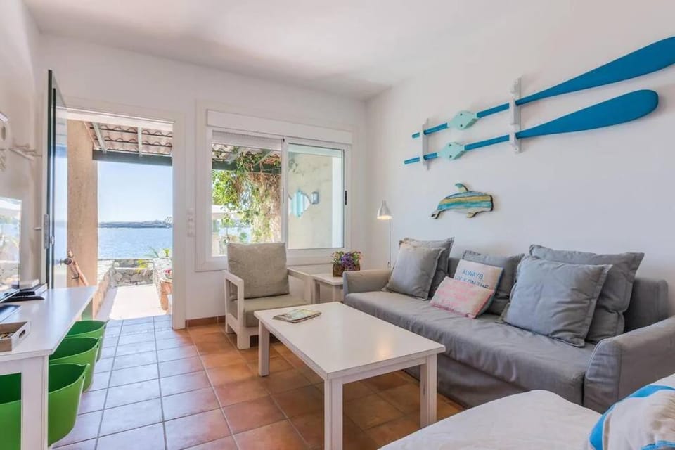 Living room, Seating area, Sea view