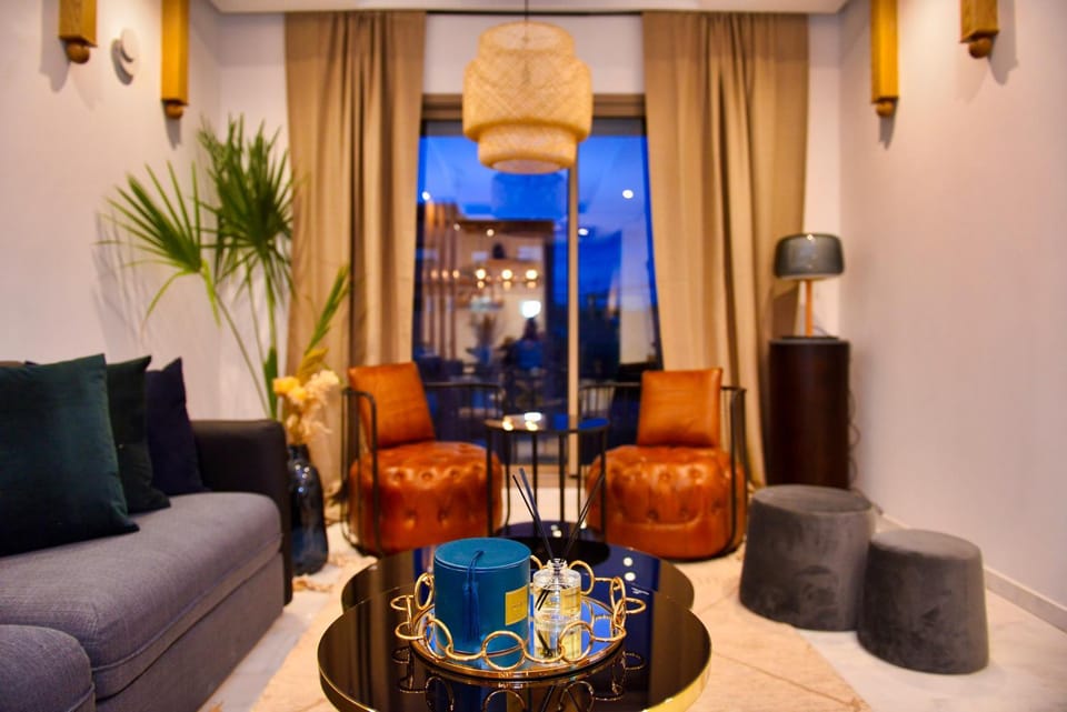 Appartement de prestige climatisé à l'hivernage 400m de la Gare Apartment hotel in Marrakesh