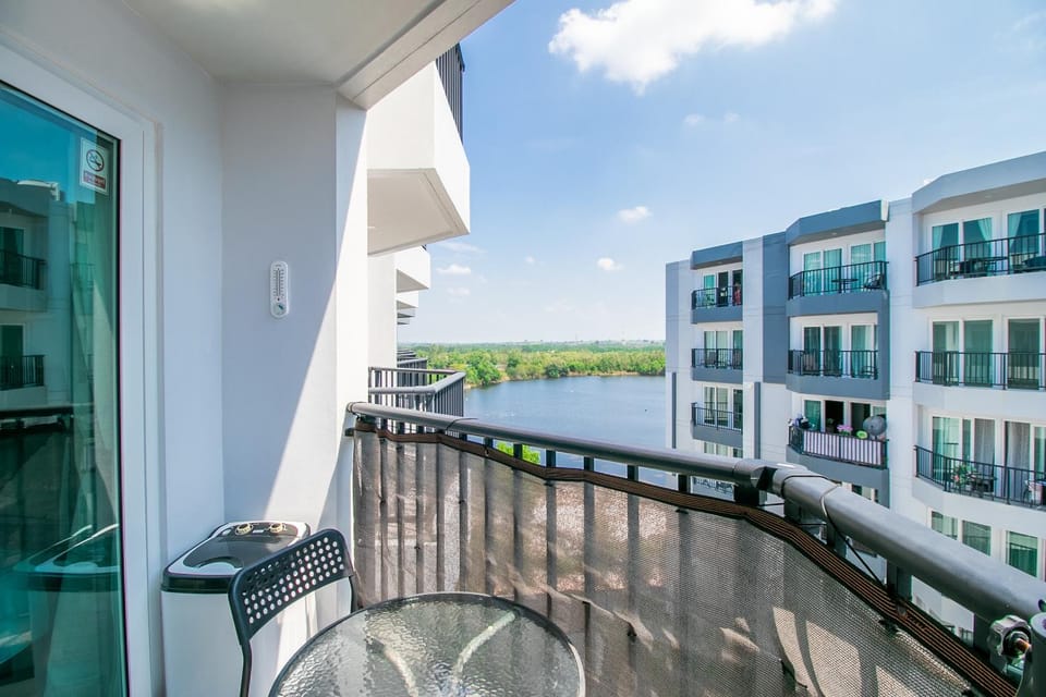 Property building, Patio, Day, View (from property/room), Balcony/Terrace