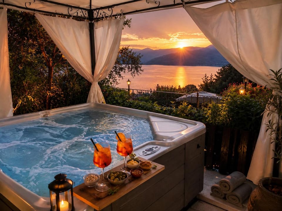 Hot Tub, Lake view, Mountain view, Pool view, Sunrise, Sunset