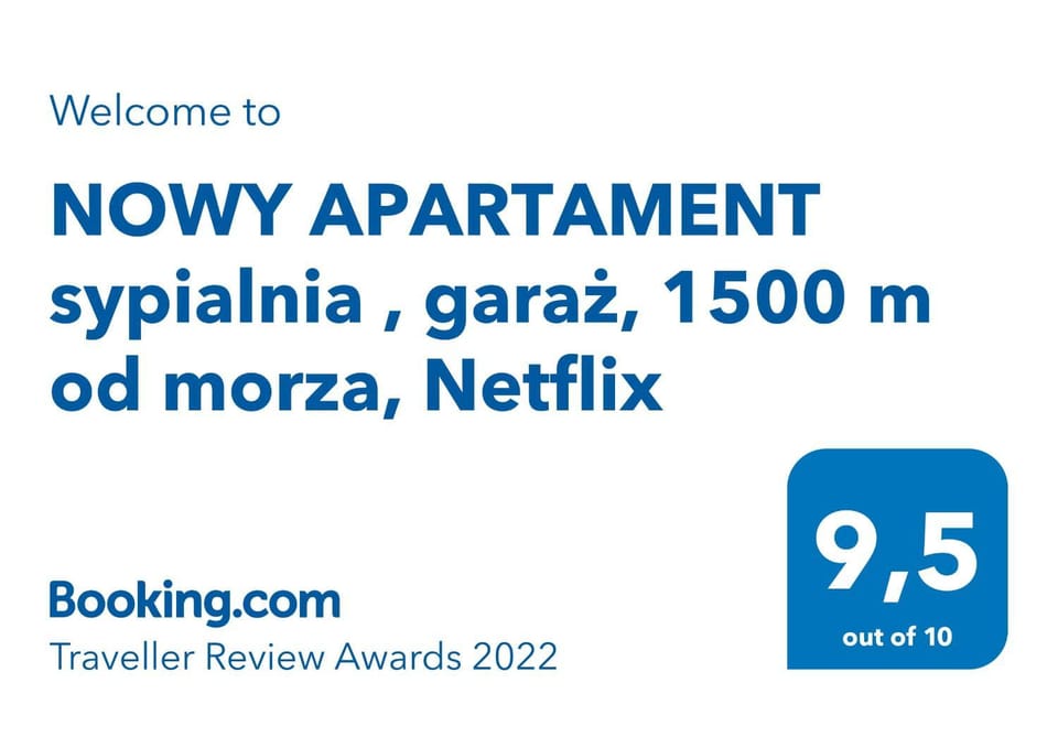 "NOWY APARTAMENT" sypialnia , garaż, 1500 m od morza, Netflix Apartment in Gdansk