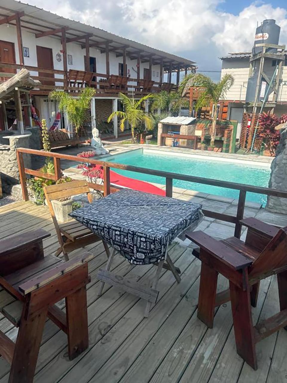 Property building, Day, View (from property/room), Balcony/Terrace, Pool view, Swimming pool, sunbed