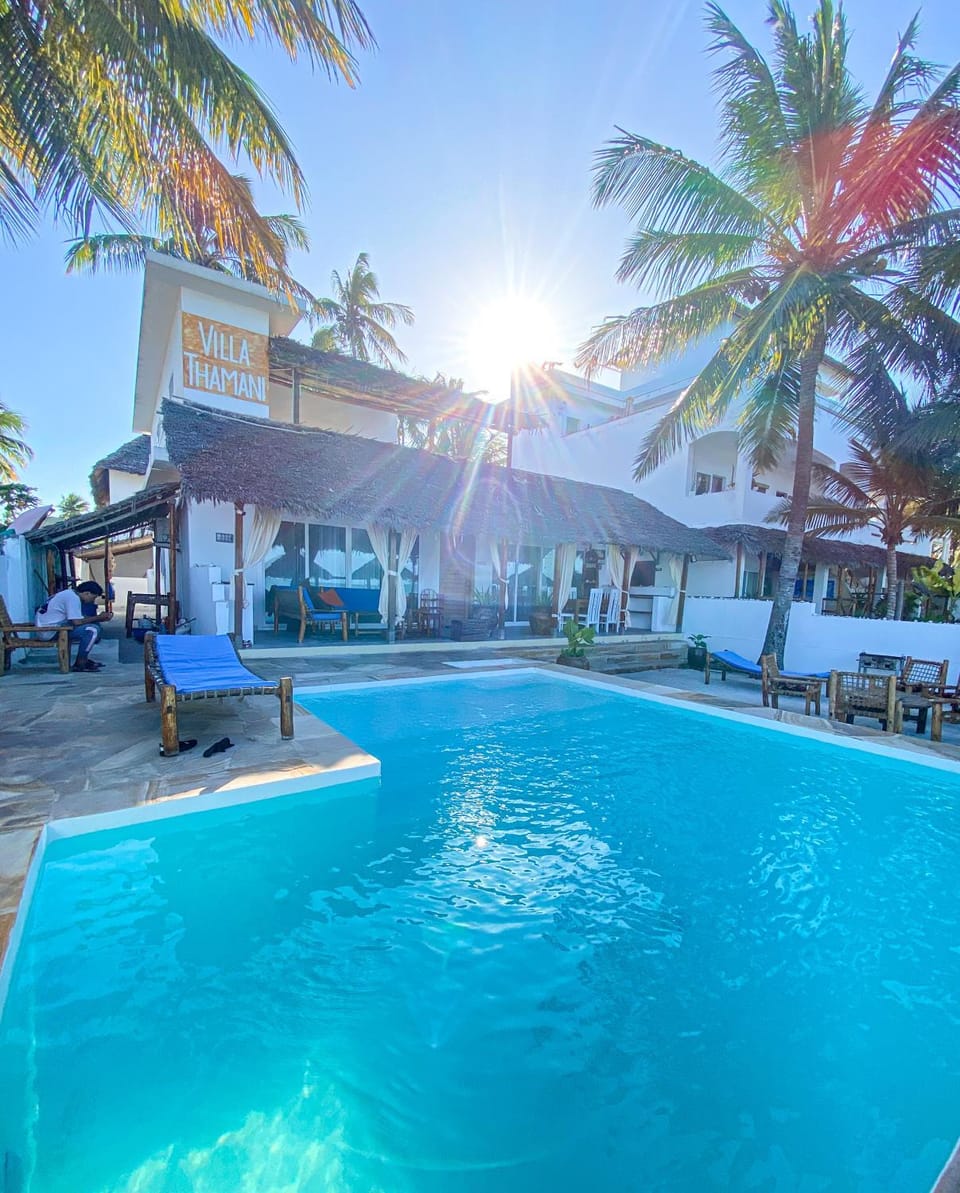 Property building, Pool view, Swimming pool