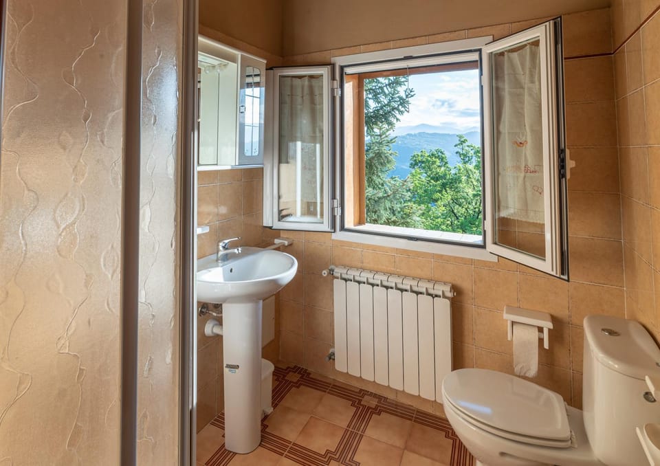 Shower, Bathroom, Mountain view