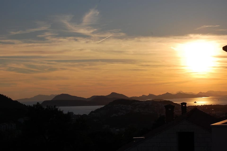 Natural landscape, Balcony/Terrace, Sea view, Sunset