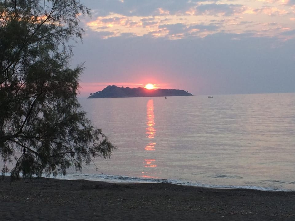 Natural landscape, Beach, Sunset