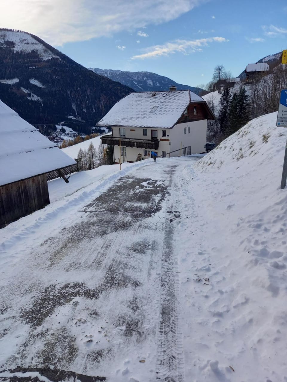 Property building, Winter