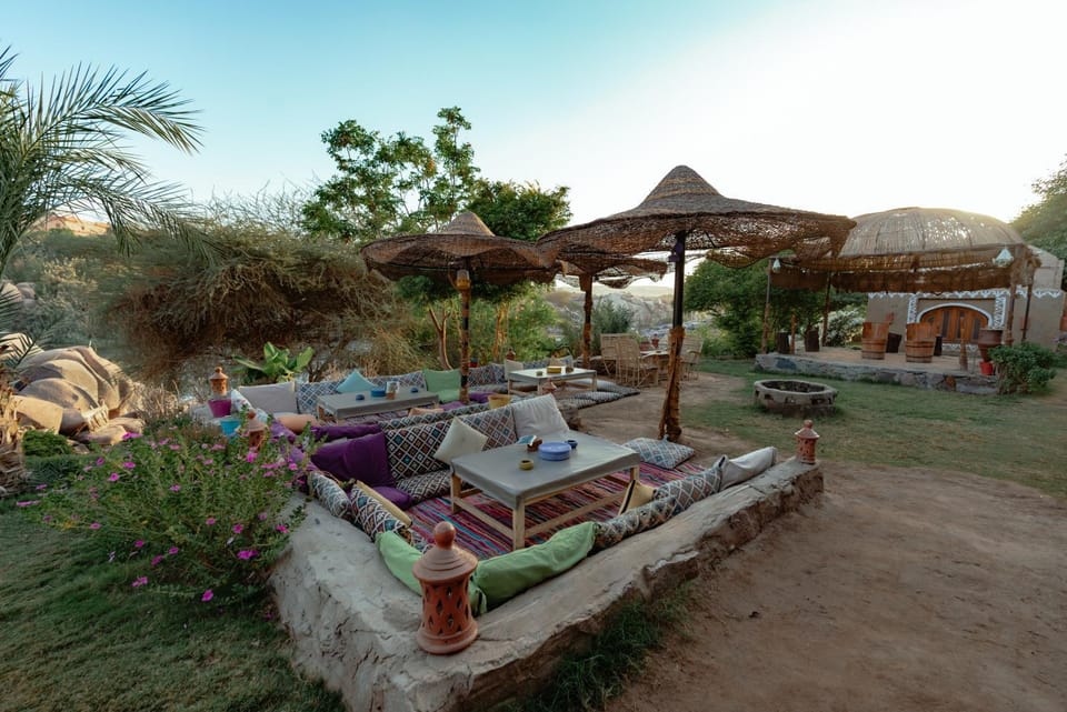 Natural landscape, Garden, Garden view, sunbed