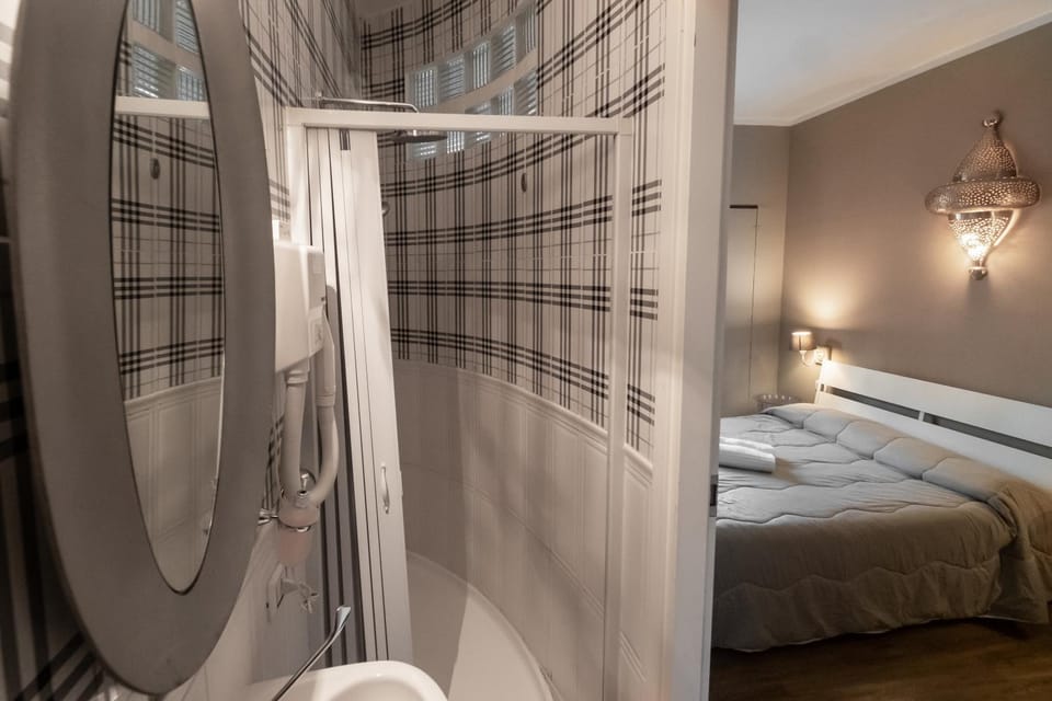 Bed, Bathroom, Bedroom