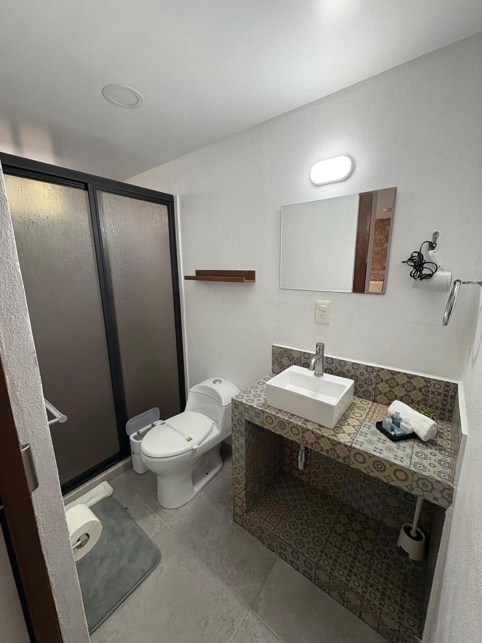 Shower, Toilet, Bathroom, towels