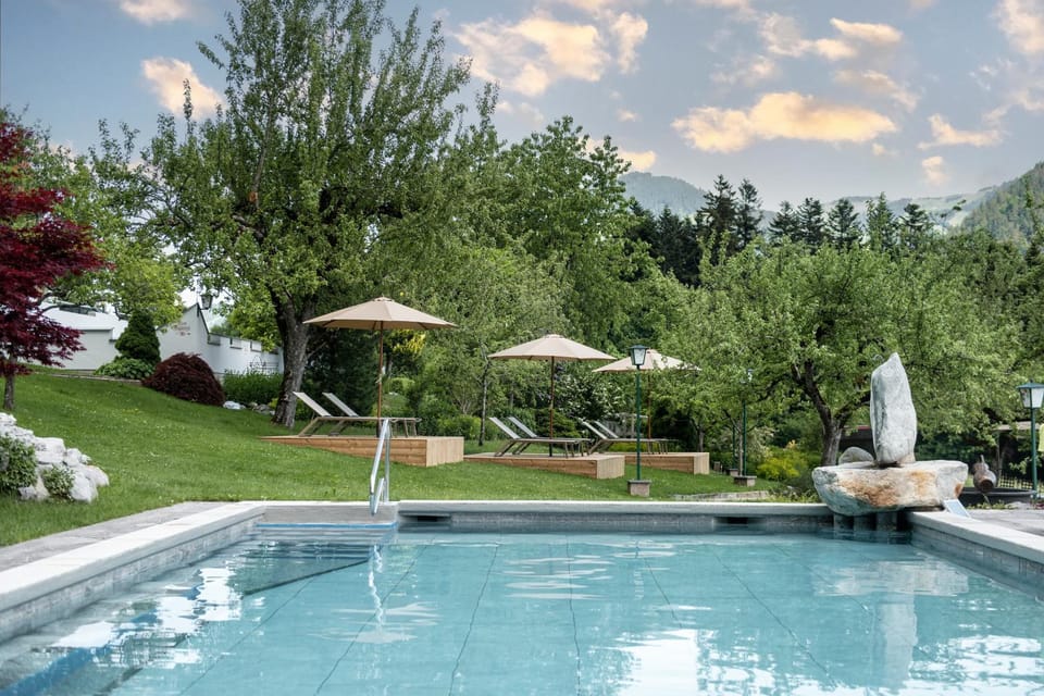 Summer, Pool view, sunbed