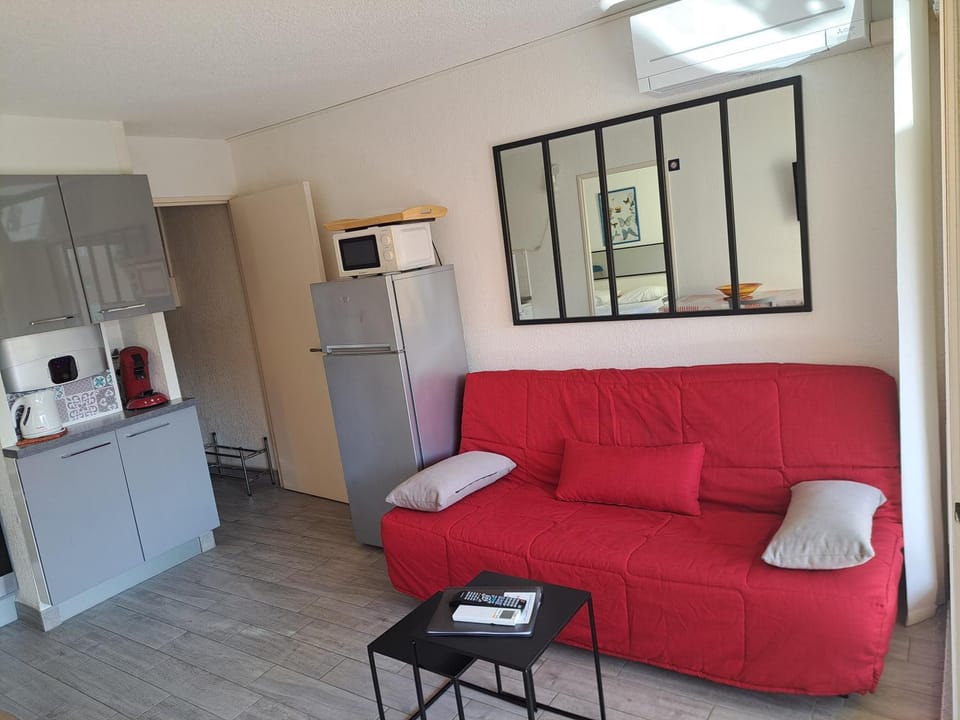 Hélios 32, T2 climatisé, parking, 500m plage Apartment in Agde