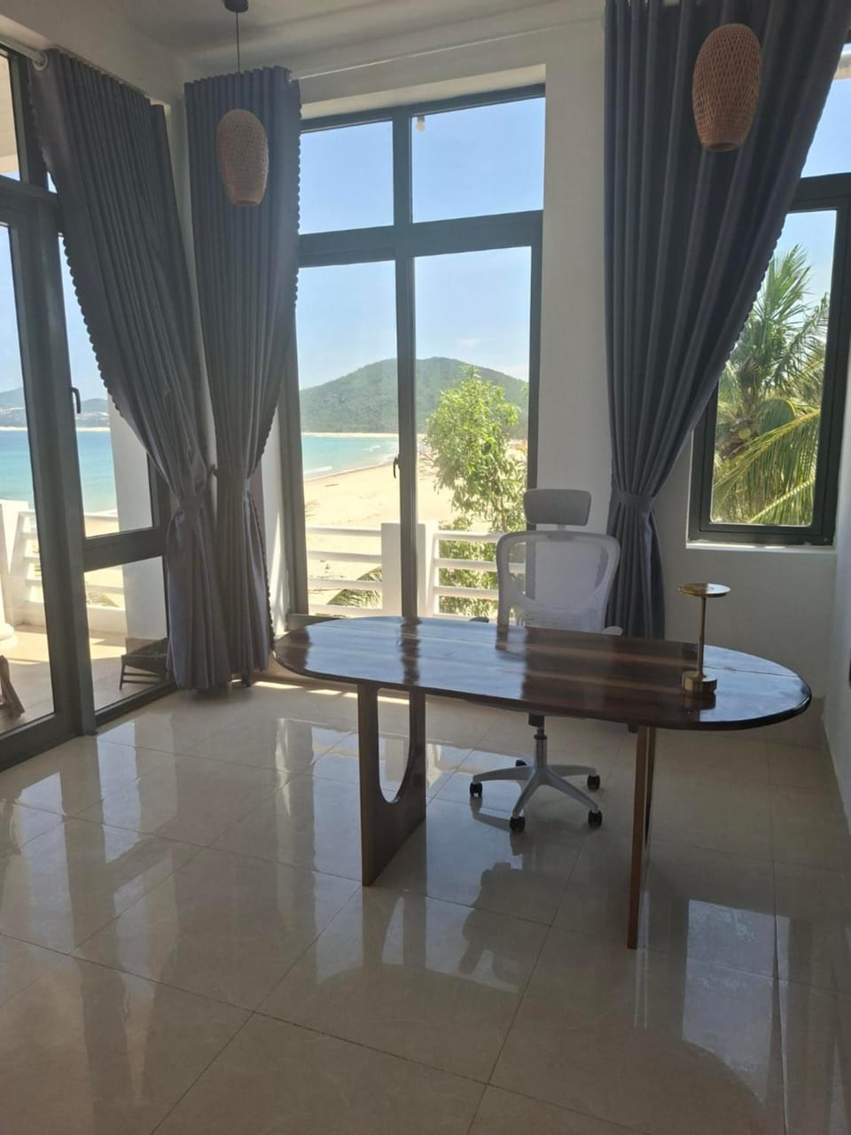 Natural landscape, Living room, Seating area, Mountain view, Sea view