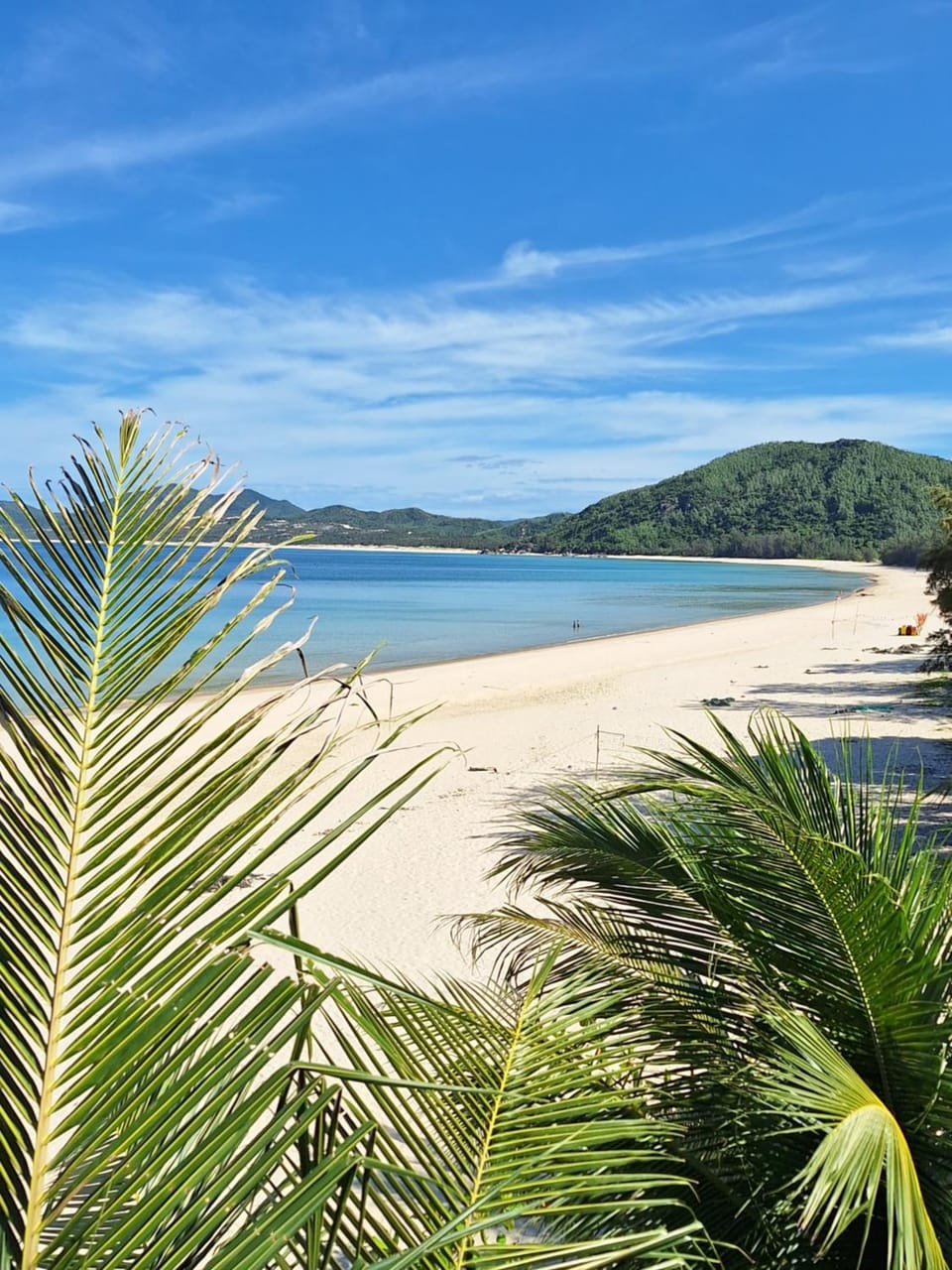 Natural landscape, Beach, Mountain view, Sea view