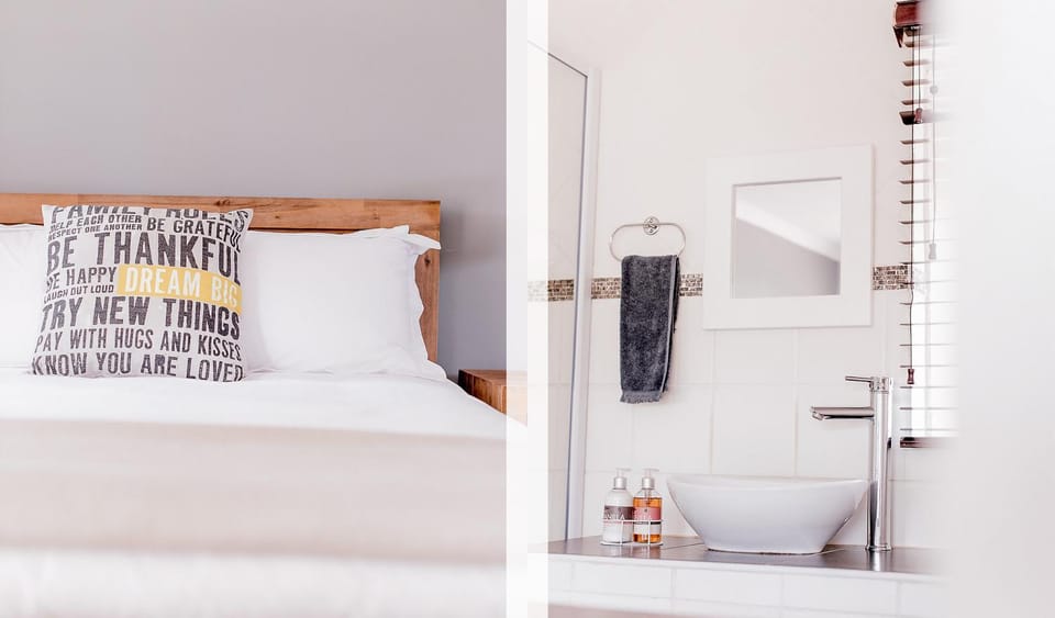 Bed, Bathroom, Bedroom