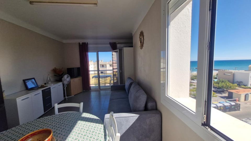 LE MIRAMAR Appartement face à la mer - Balcon - Clim Apartment in Saint-Cyprien