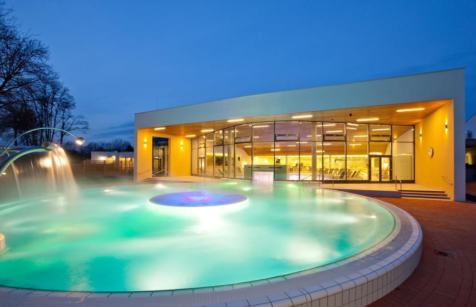 Night, Swimming pool, Swimming pool