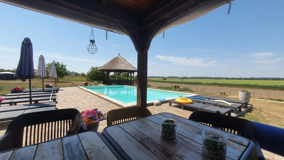 Balcony/Terrace, Pool view, Swimming pool, sunbed