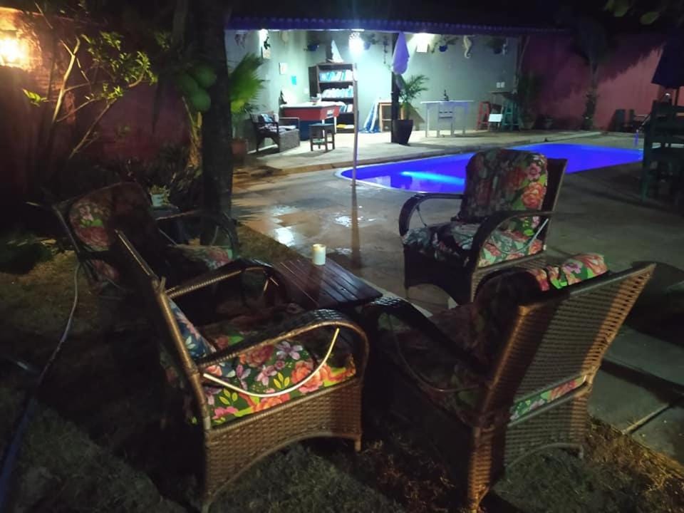 Property building, Night, Pool view