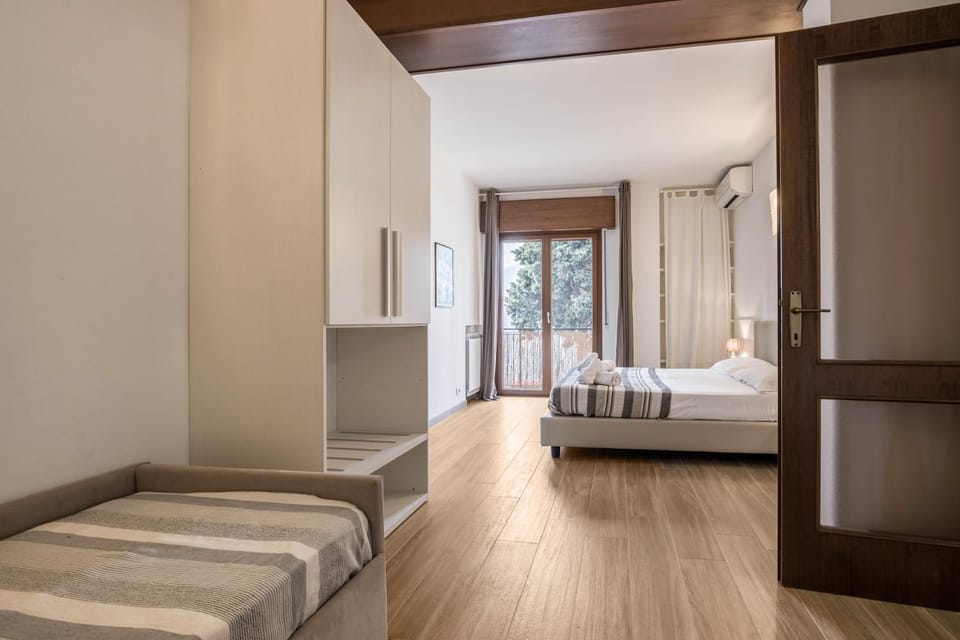 Property building, Living room, Bedroom