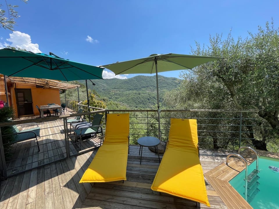 beautiful cottage with pool: 8 pers House in Liguria