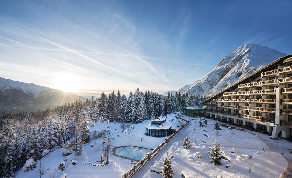 Property building, Property building, Day, Winter, Winter, Mountain view, Pool view