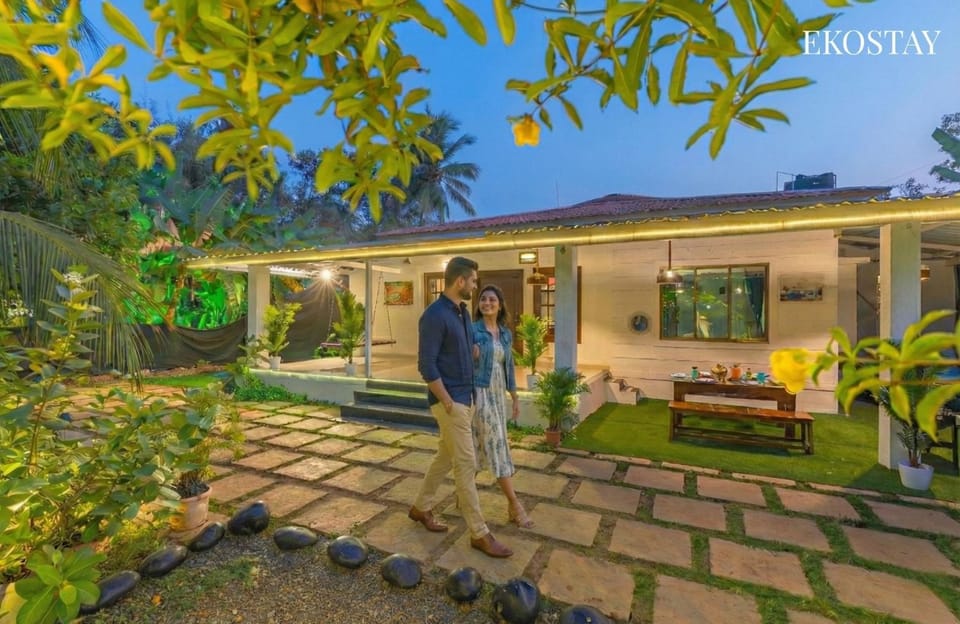 Property building, People, Garden, Garden view