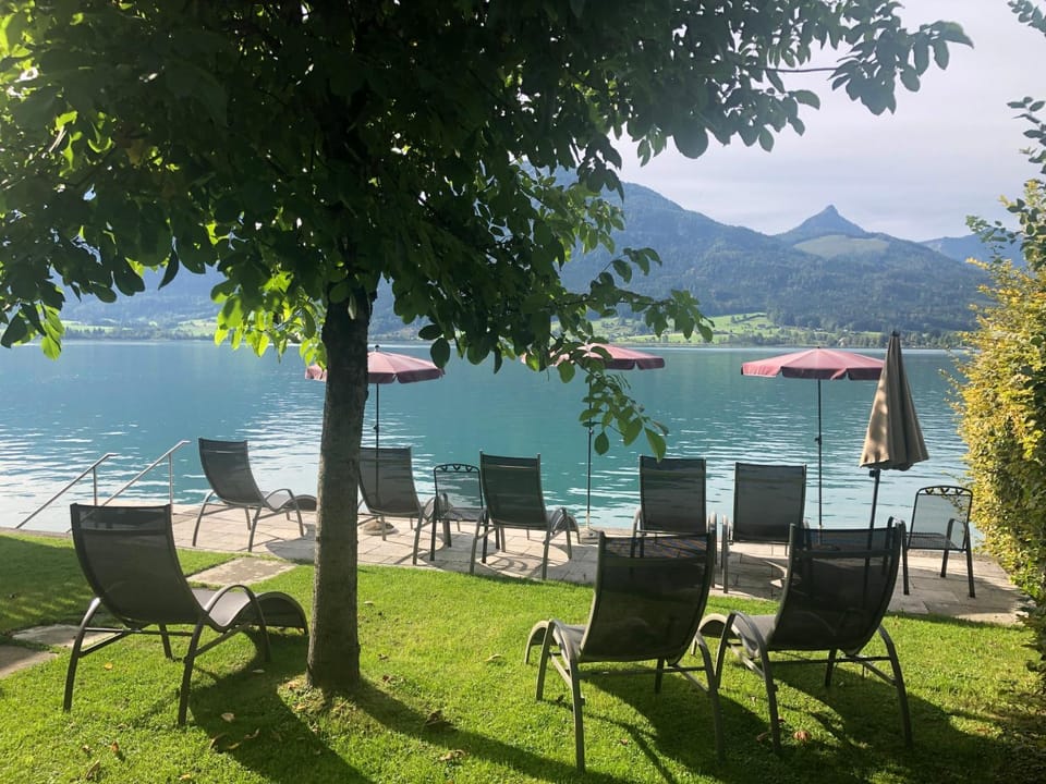 Natural landscape, Lake view, sunbed