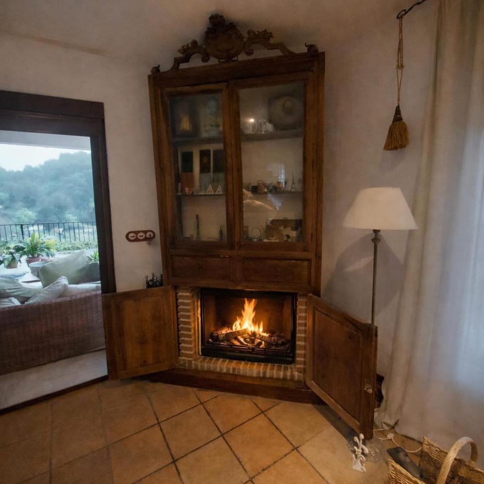 Communal lounge/ TV room, fireplace