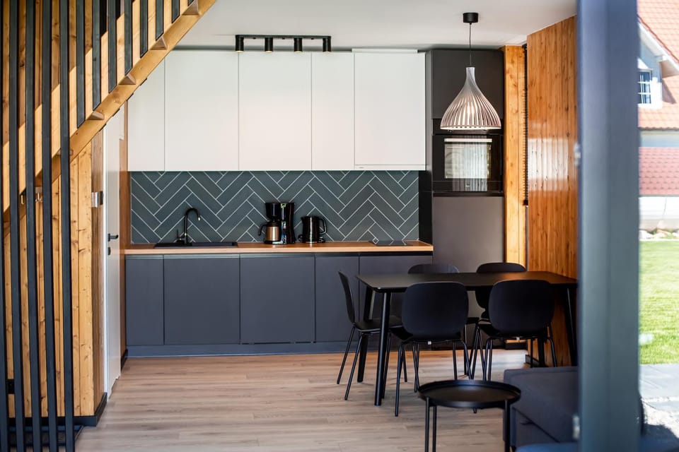 Kitchen or kitchenette, stove, kitchen