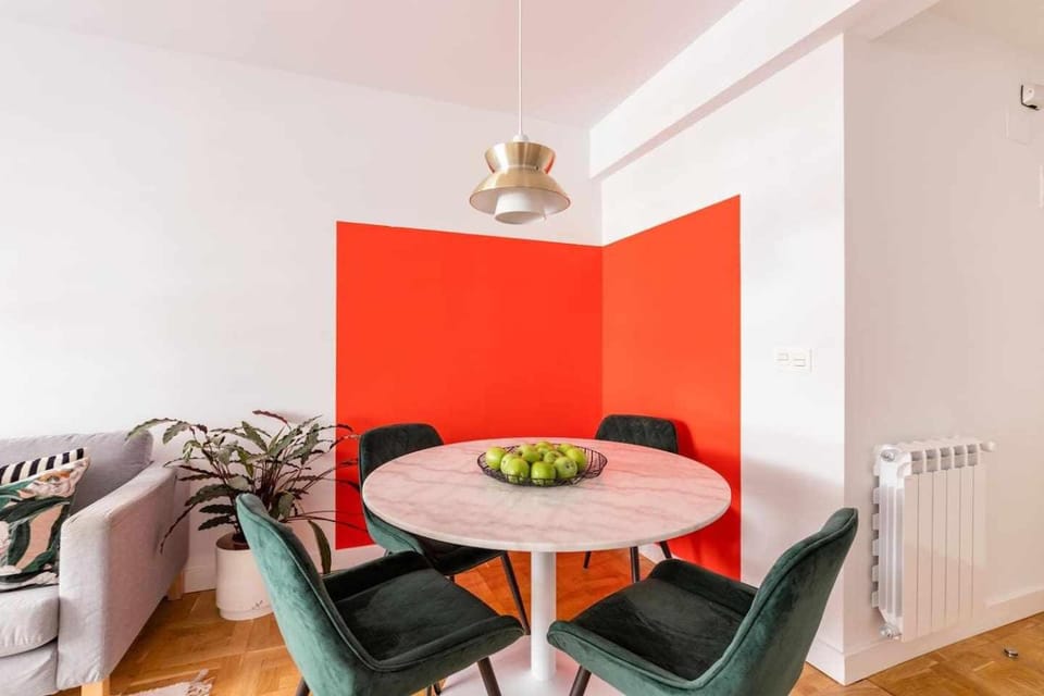 Living room, Seating area, Dining area