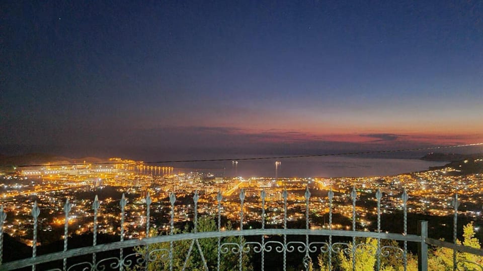 Night, Bird's eye view, City view