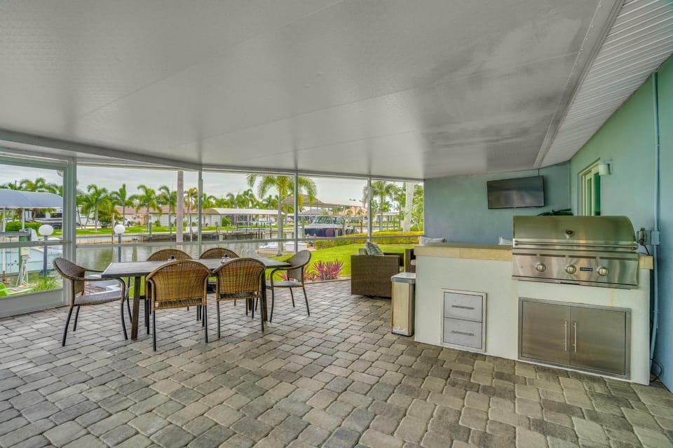 Canalfront Cape Coral Home with Dock & BBQ! House in Cape Coral