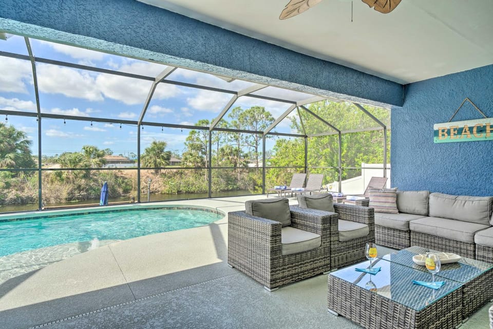 15 Mi to Beach: Home w/ Pool in Cape Coral House in North Fort Myers