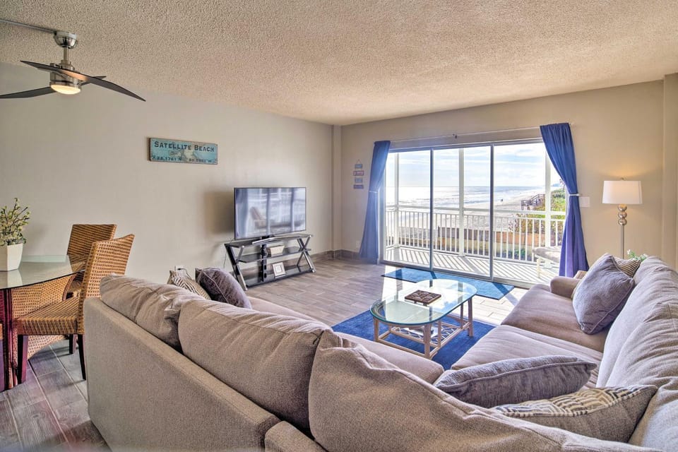 Direct Beach Access & View: Satellite Beach Condo! House in South Patrick Shores