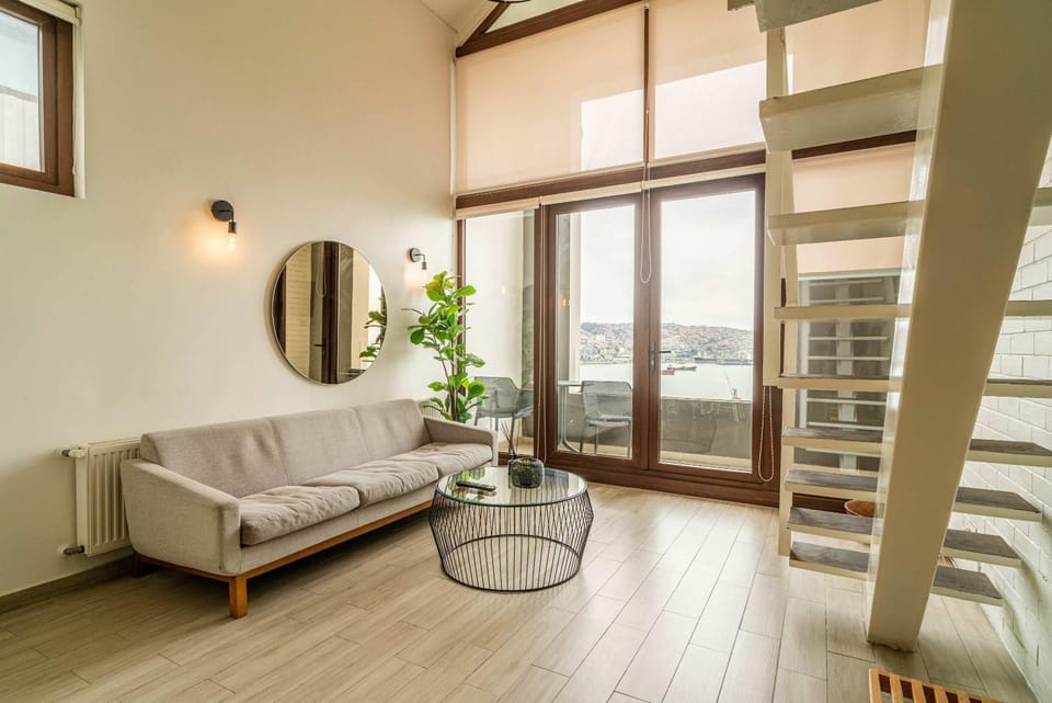 HOM I Loft Vista al Mar I Parking I Playa I 4Pax Apartment in Valparaiso