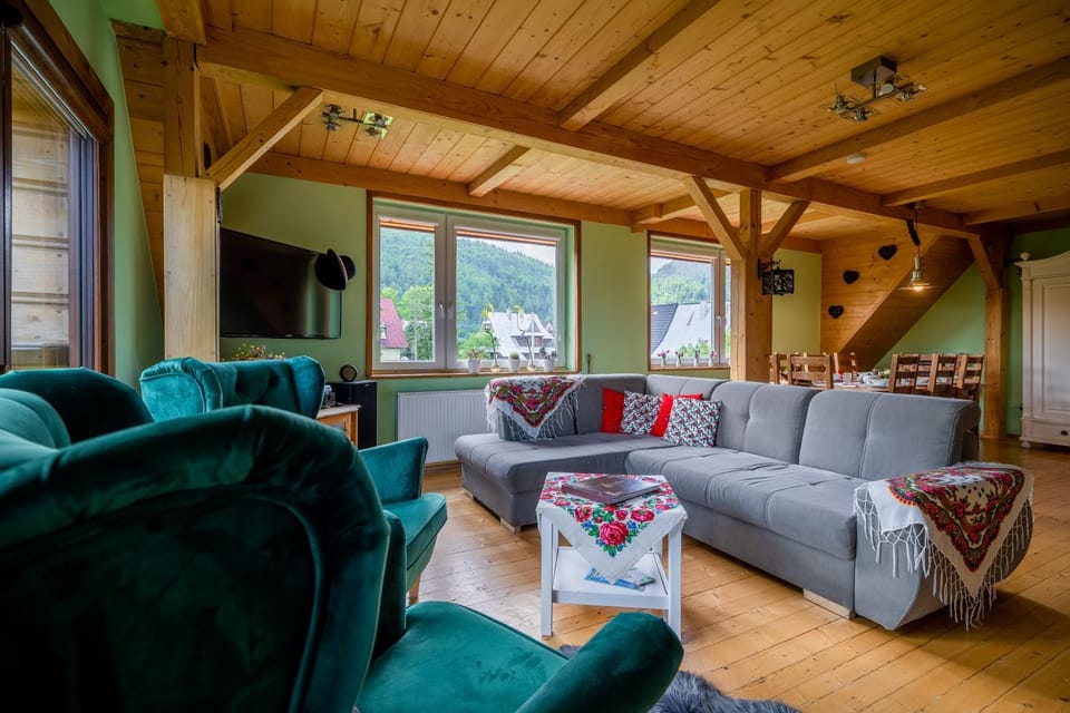 100 m2 Apartment - Nabucco with 270 degree Mountain View, 65 Oled TV, Netflix, PS5 Console Apartment in Zakopane