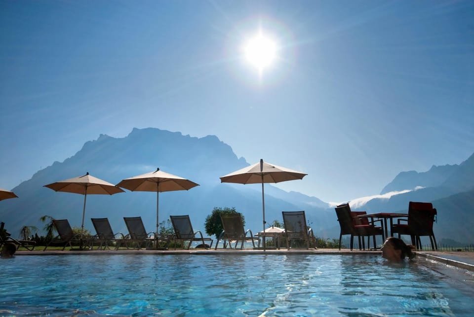 Natural landscape, Pool view, Swimming pool