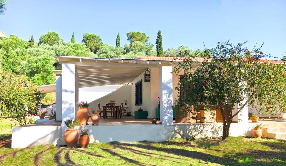 Property building, Patio, Facade/entrance, Garden