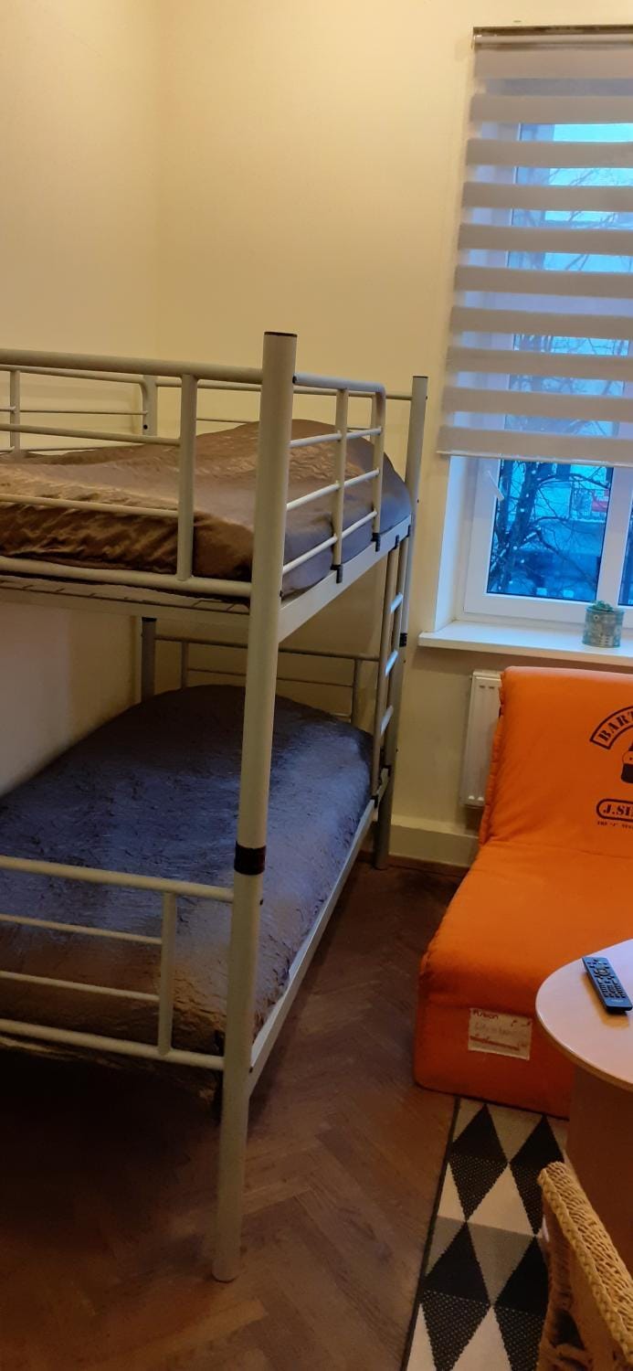 Small room with a private external bathroom Apartment in Lithuania