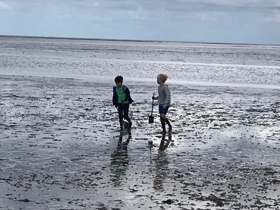 Beach, children