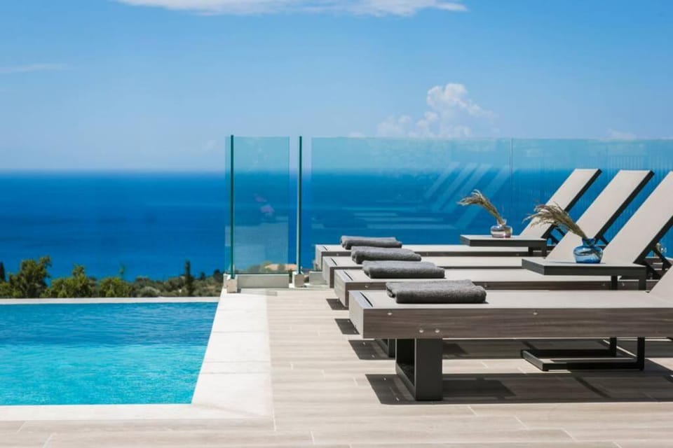 Color villas-New Villa Green at Trapezaki with private pool Villa in Cephalonia