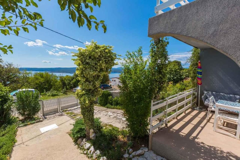 Summer, Garden, Sea view