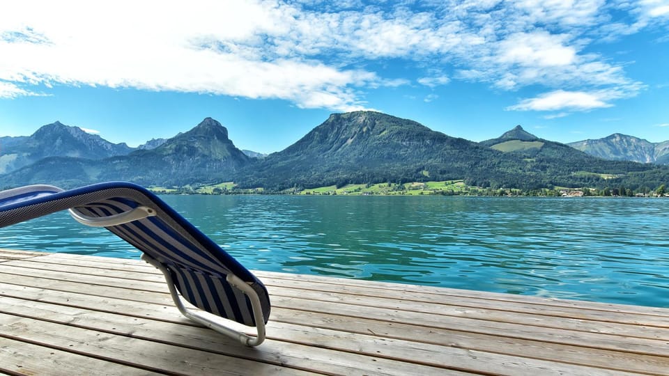 Beach, Lake view, Mountain view