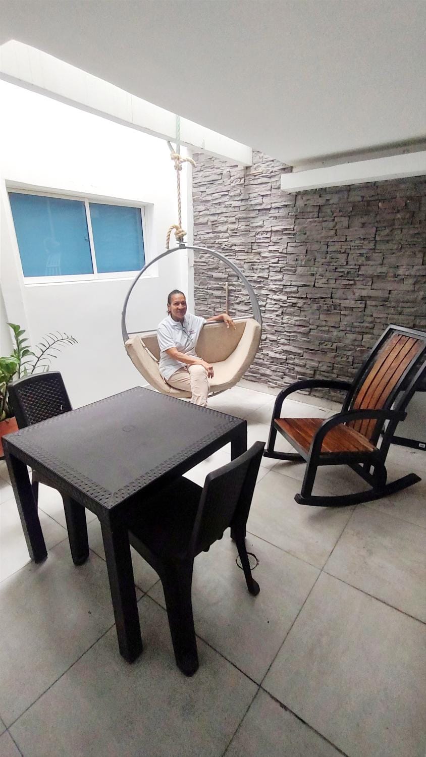 Patio, Solarium, Balcony/Terrace, Dining area, Inner courtyard view